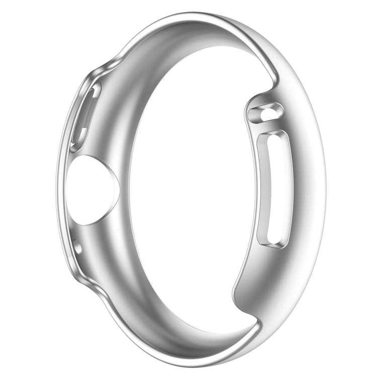 For Google Pixel Watch 2 Half Pack Hollow PC Watch Protective Case(Silver)