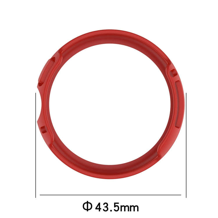 For Google Pixel Watch 2 Half Pack Hollow PC Watch Protective Case(Red)