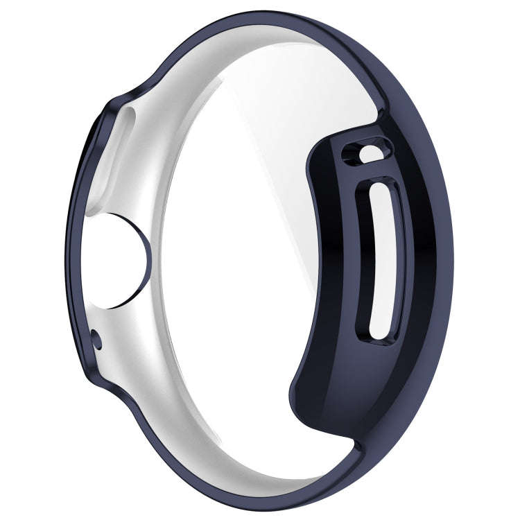 For Google Pixel Watch 2 Full Coverage TPU Electroplated Watch Protective Case(Midnight Blue)