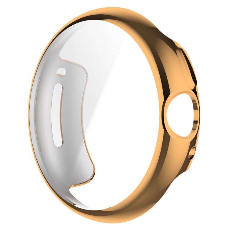 For Google Pixel Watch 2 Full Coverage TPU Electroplated Watch Protective Case(Rose Gold)