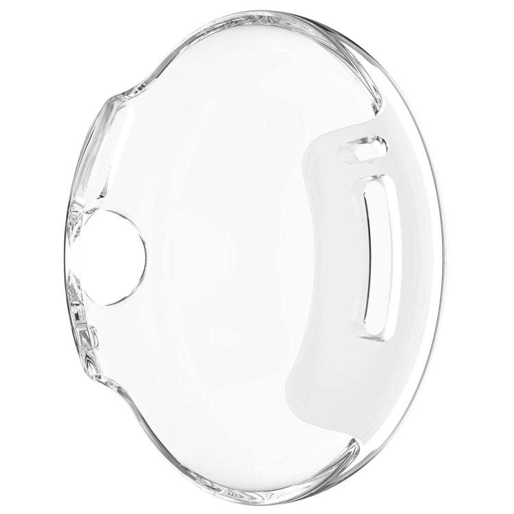 For Google Pixel Watch 2 Full Coverage TPU Electroplated Watch Protective Case(Transparent White)