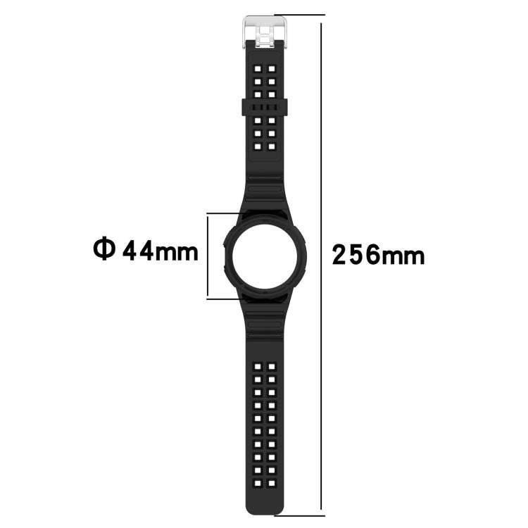 For Google Pixel Watch 2 Integrated Fully Enclosed Silicone Watch Band(Transparent)
