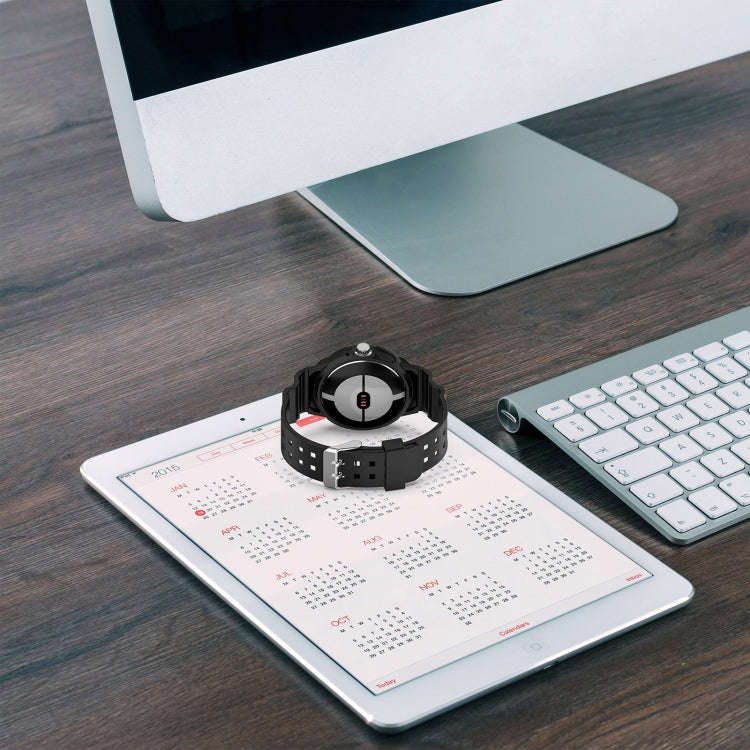 For Google Pixel Watch 2 Integrated Fully Enclosed Silicone Watch Band(Transparent)