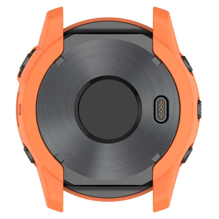 For Garmin Tactix 7 Amoled Armor Hollow TPU Watch Protective Case(Orange)