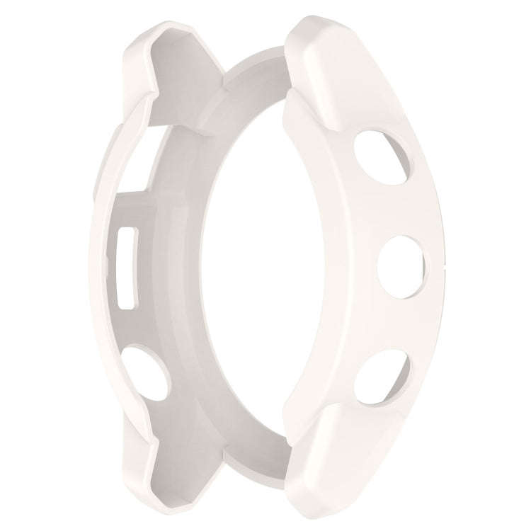 For Garmin Tactix 7 Amoled Armor Hollow TPU Watch Protective Case(Ivory White)