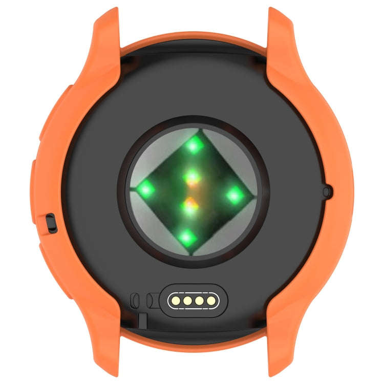 For Garmin Venu 3S Half Pack Hollow TPU Armor Watch Protective Case(Orange)
