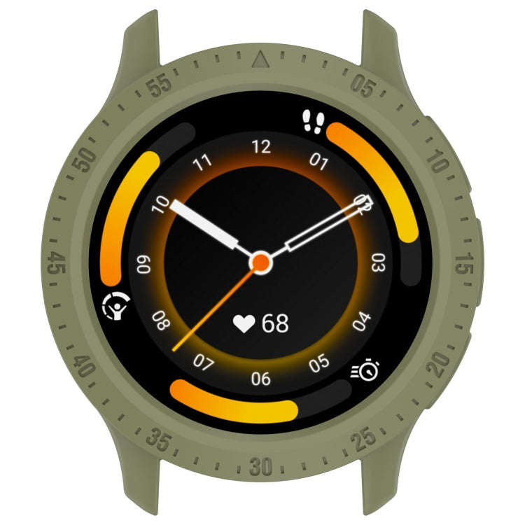 For Garmin Venu 3S Half Pack Hollow TPU Armor Watch Protective Case(Green)