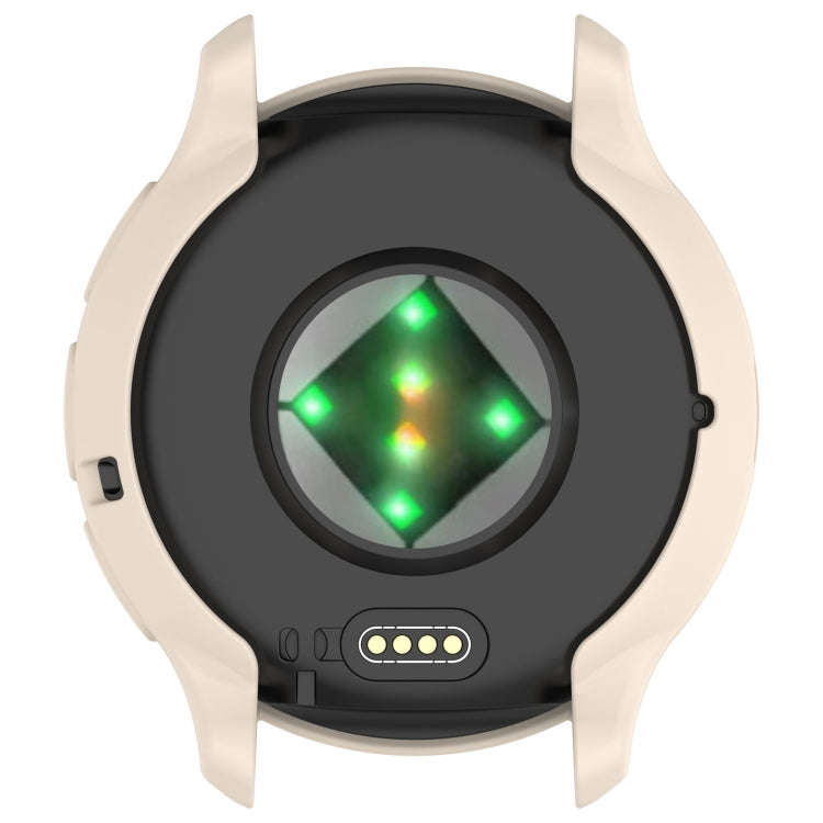 For Garmin Venu 3S Half Pack Hollow TPU Armor Watch Protective Case(Starlight Color)