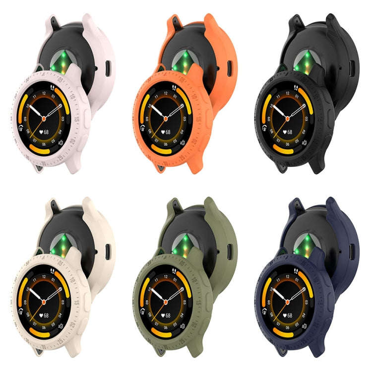 For Garmin Venu 3S Half Pack Hollow TPU Armor Watch Protective Case(Starlight Color)