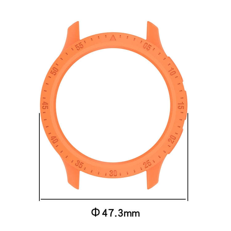 For Garmin Venu 3 Half Pack Hollow TPU Armor Watch Protective Case(Orange)