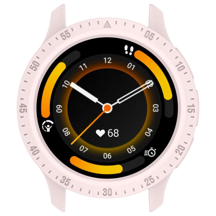 For Garmin Venu 3 Half Pack Hollow TPU Armor Watch Protective Case(Light Pink)