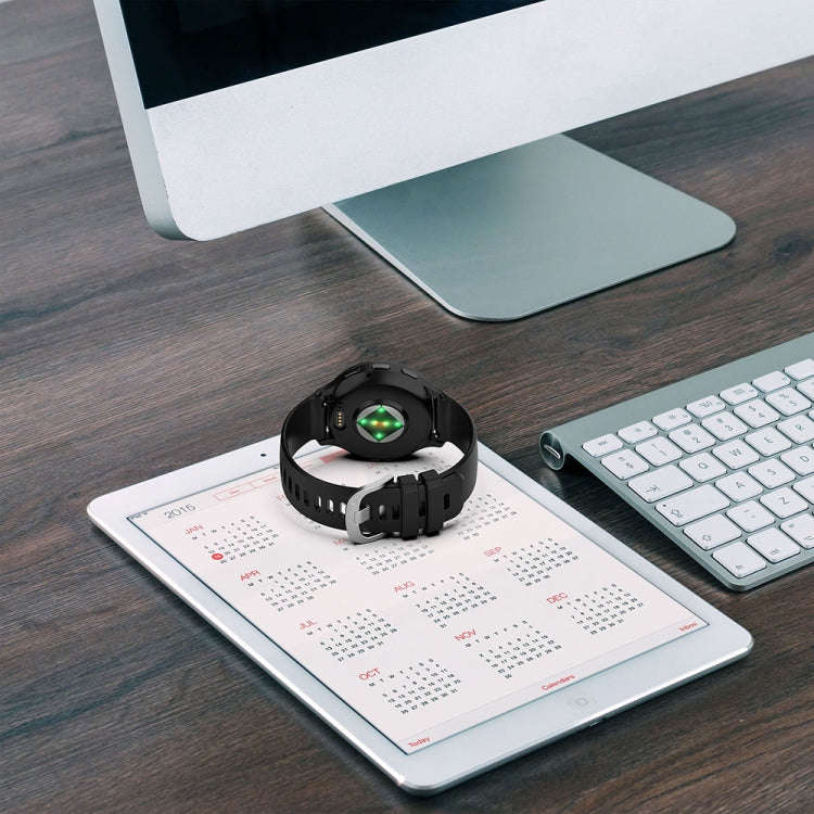 For Garmin Venu 3 Liquid Glossy Silver Buckle Silicone Watch Band(Green)