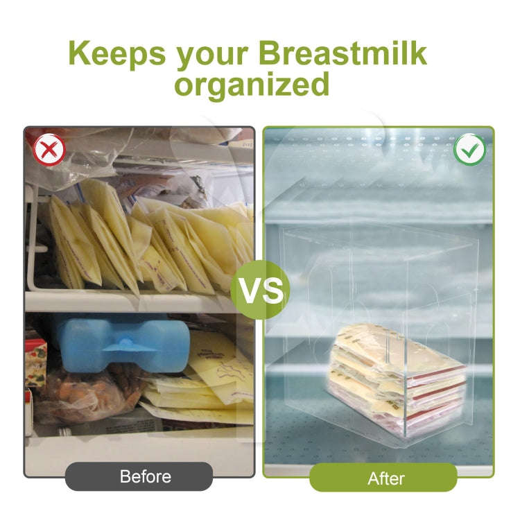 Acrylic Baby Breastmilk Storage Bags Containers
