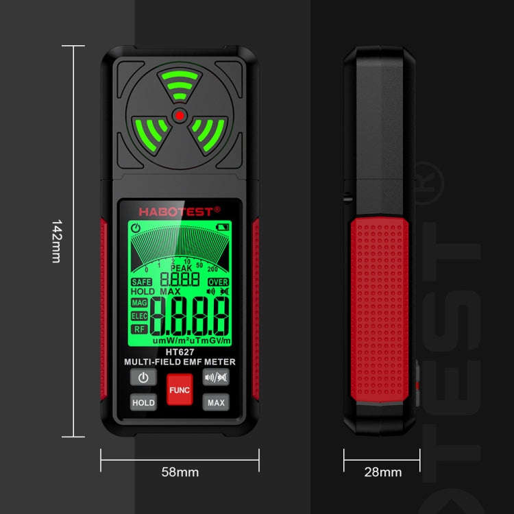 HABOTEST HT627 Electromagnetic Radiation Detector