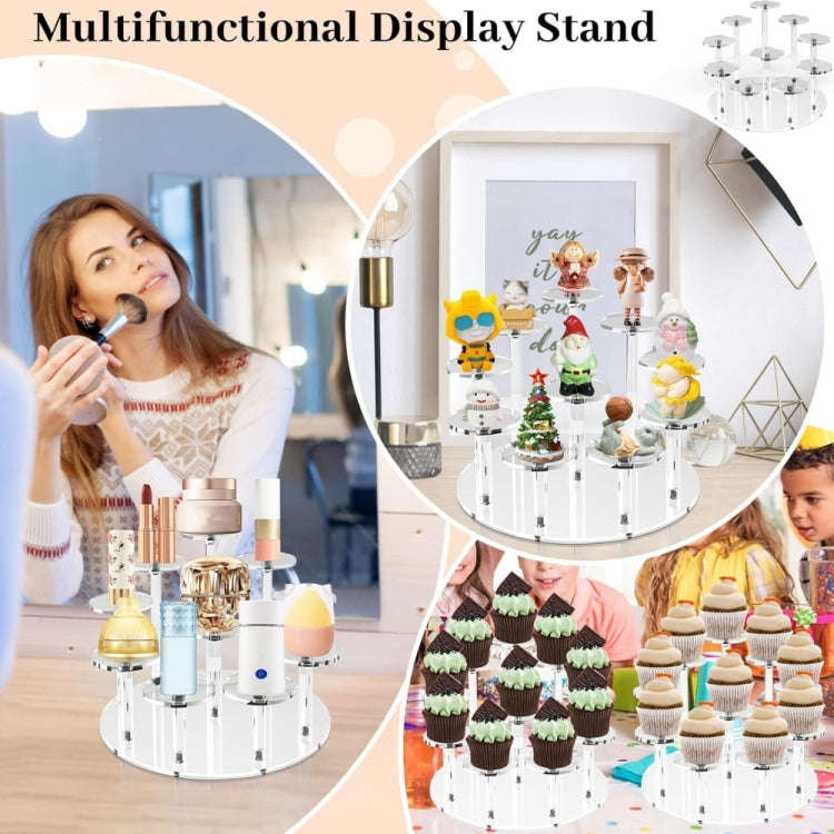 YX066 Acrylic Circular Cupcake Stand