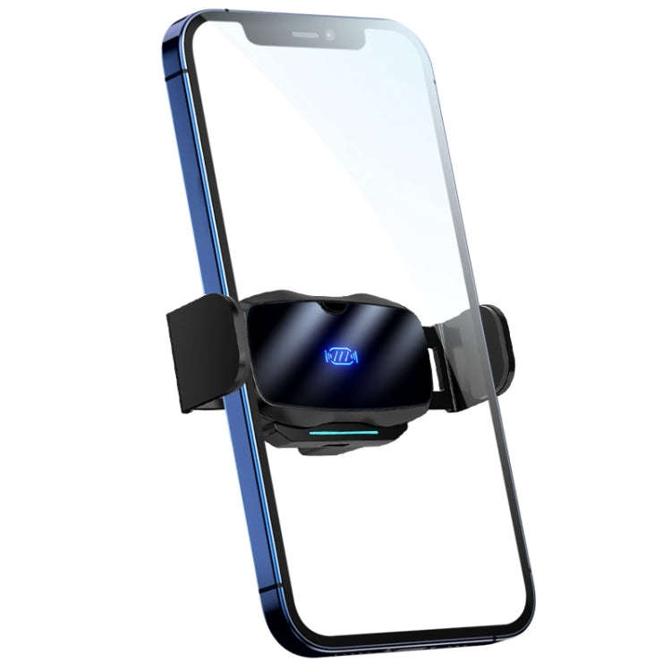D7 Infrared lnduction Wireless Fast Charging Air Outlet Car Holder(Black)