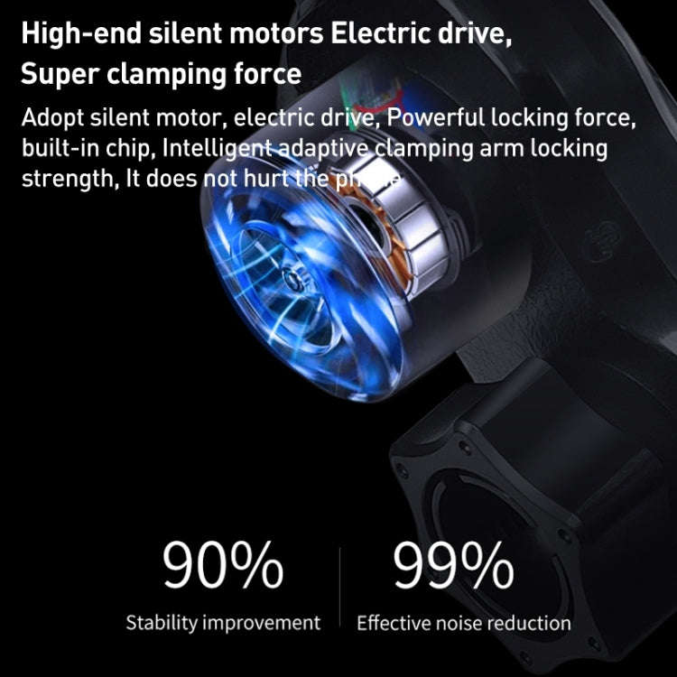 D7 Infrared lnduction Wireless Fast Charging Air Outlet Car Holder(Silver)