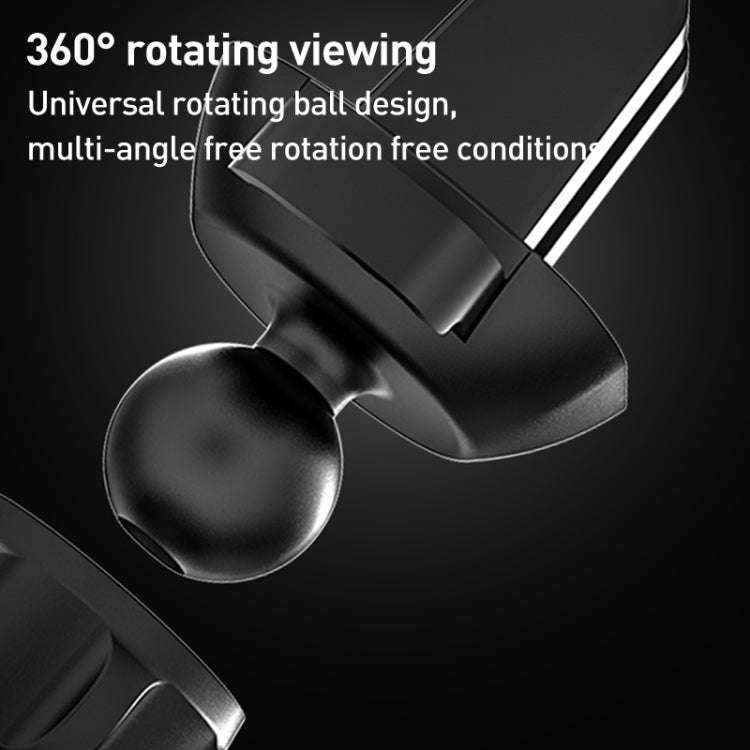 M2 Infrared lnduction Wireless Fast Charging Air Outlet Car Holder(Black)