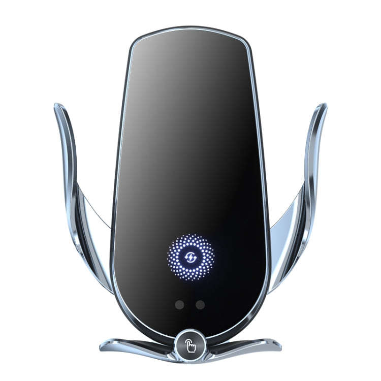 M3 Infrared lnduction Wireless Fast Charging Air Outlet Car Holder(Silver)