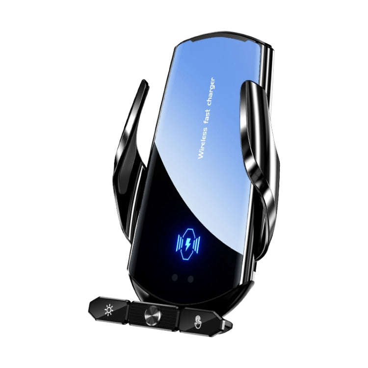 Q88 Infrared lnduction Wireless Fast Charging Air Outlet Car Holder(Black)