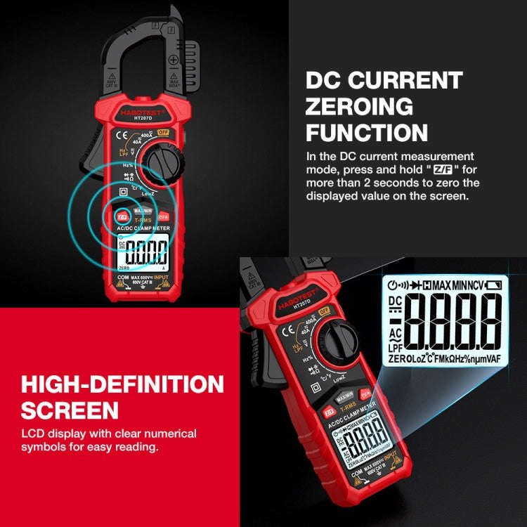 HABOTEST HT207D Multifunctional Digital Clamp Multimeter