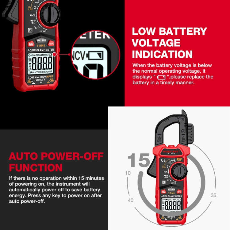 HABOTEST HT207D Multifunctional Digital Clamp Multimeter