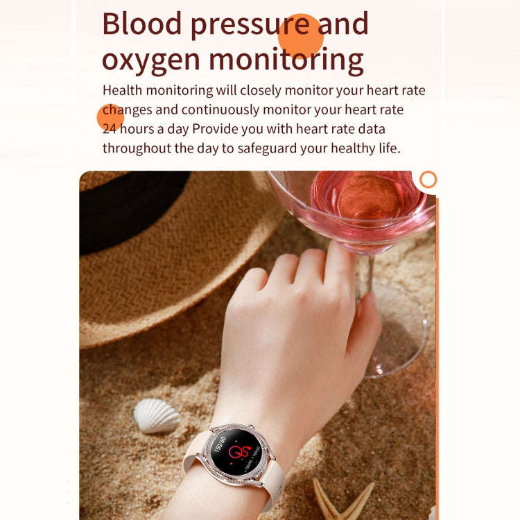 V66 1.28inch BT5.0 Smart Watch Support Heart Rate/ Sleep Detection, Style:Steel Strap(Black)