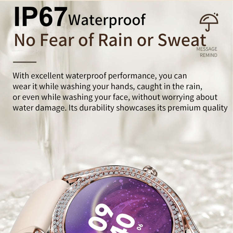 V66 1.28inch BT5.0 Smart Watch Support Heart Rate/ Sleep Detection, Style:Silicone Strap(Silver)
