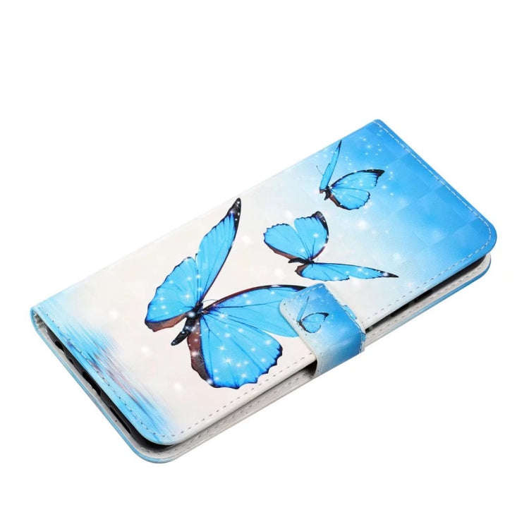 For Motorola Edge 50 5G Oil Embossed 3D Drawing Leather Phone Case(3 Butterflies)