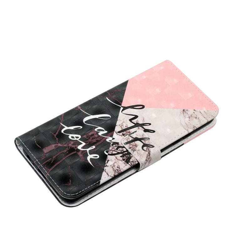 For Motorola Edge 50 Pro Oil Embossed 3D Drawing Leather Phone Case(Stitching Marble)