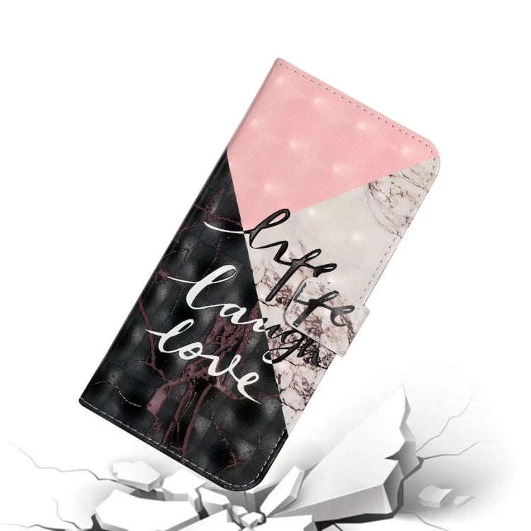 For Motorola Edge 50 Pro Oil Embossed 3D Drawing Leather Phone Case(Stitching Marble)