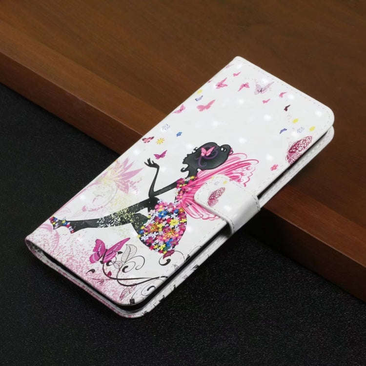 For Motorola Edge 50 Pro Oil Embossed 3D Drawing Leather Phone Case(Flower Fairy)