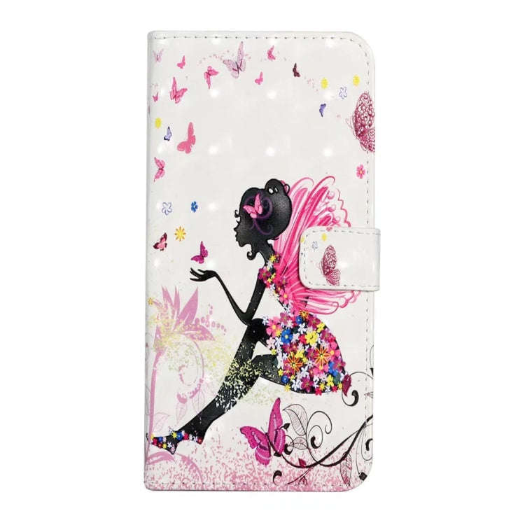 For Motorola Edge 50 Pro Oil Embossed 3D Drawing Leather Phone Case(Flower Fairy)