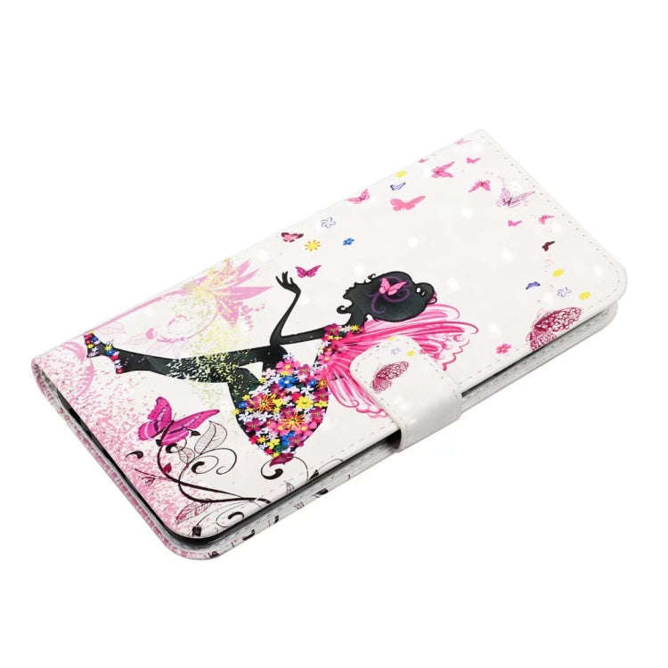 For Motorola Edge 50 Pro Oil Embossed 3D Drawing Leather Phone Case(Flower Fairy)
