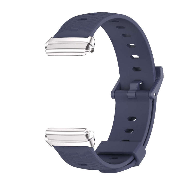 For Redmi Watch 3 Lite / Watch 3 Active Mijobs Honeycomb Texture TPU Watch Band(Midnight Blue Sil...