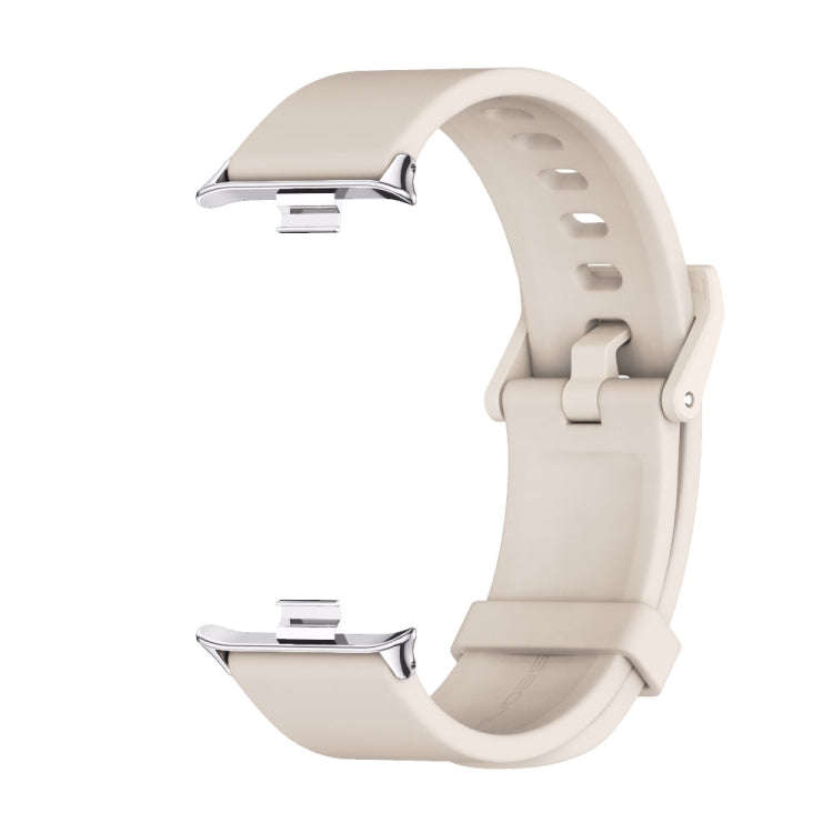For Xiaomi Smart Band 9 Pro / 8 Pro Mijobs Silicone Breathable Watch Band(Grey+Silver)