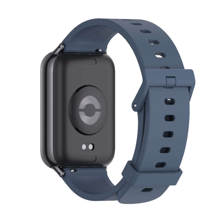 For Xiaomi Smart Band 9 Pro / 8 Pro Mijobs Silicone Breathable Watch Band(Midnight Blue+Black)