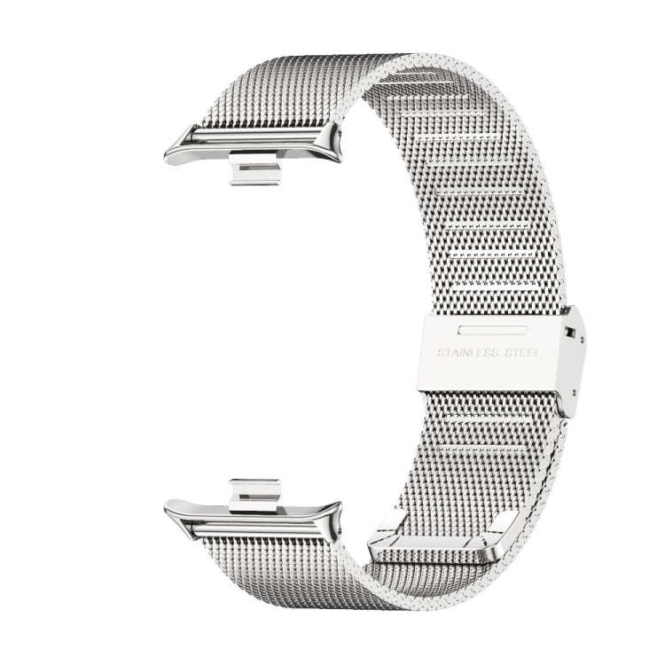 For Xiaomi Smart Band 9 Pro / 8 Pro Mijobs Milan Buckle Stainless Steel Watch Band(Silver)