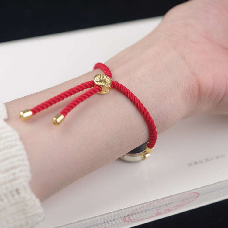 For Xiaomi Mi Band 8 / 9 / 9 NFC Mibbs Milan Cord Bracelet Watch Band(Red)