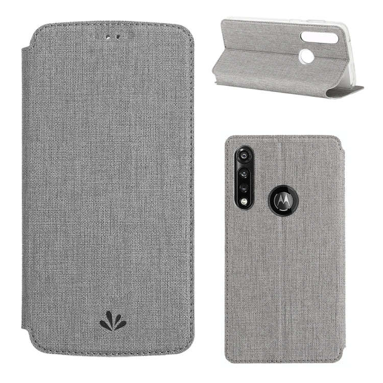 For Motorola Moto G Power ViLi Magnetic Suction Shockproof TPU + PU Horizontal Flip Protective Ca...