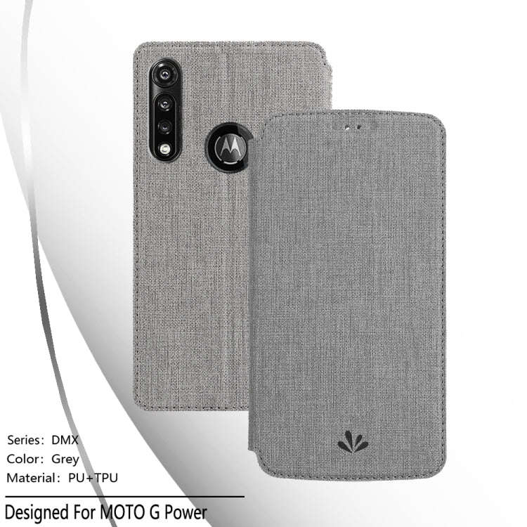 For Motorola Moto G Power ViLi Magnetic Suction Shockproof TPU + PU Horizontal Flip Protective Ca...