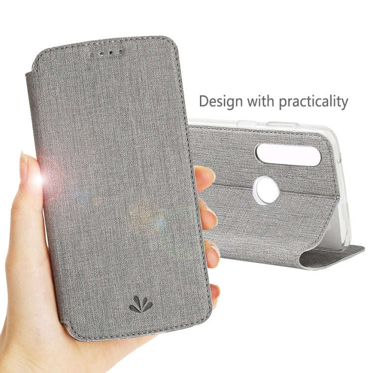 For Motorola Moto G Power ViLi Magnetic Suction Shockproof TPU + PU Horizontal Flip Protective Ca...