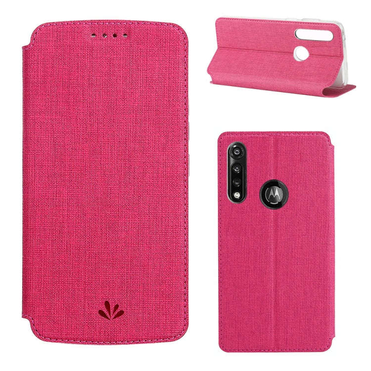 For Motorola Moto G Power ViLi Magnetic Suction Shockproof TPU + PU Horizontal Flip Protective Ca...