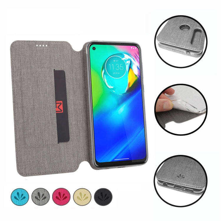 For Motorola Moto G Power ViLi Magnetic Suction Shockproof TPU + PU Horizontal Flip Protective Ca...