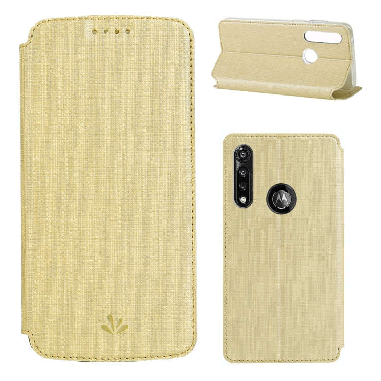 For Motorola Moto G Power ViLi Magnetic Suction Shockproof TPU + PU Horizontal Flip Protective Ca...