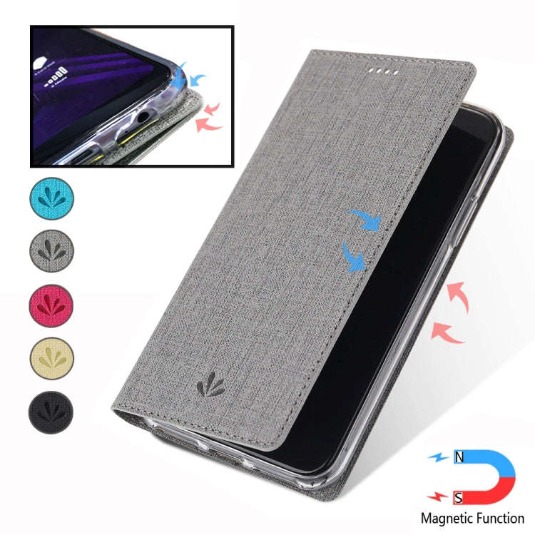 For Google Pixel 4a ViLi Magnetic Suction Shockproof TPU + PU Horizontal Flip Protective Case wit...