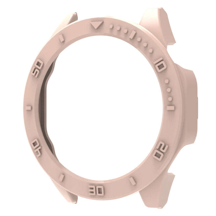 For Huawei Watch GT 4 46mm Half Cover PC Watch Protective Case with Scale(Pink)