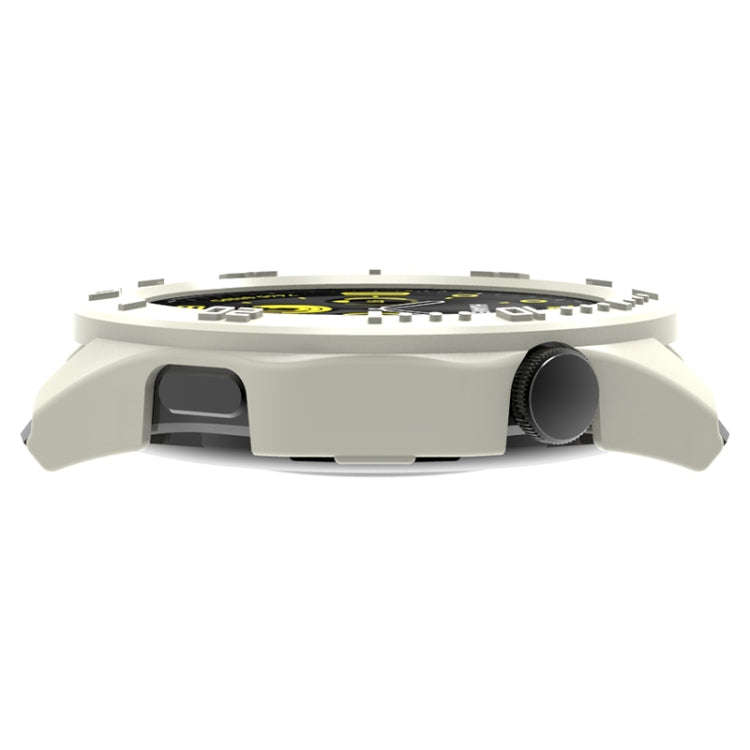 For Huawei Watch GT 4 41mm Half Cover PC Watch Protective Case with Scale(Transparent)