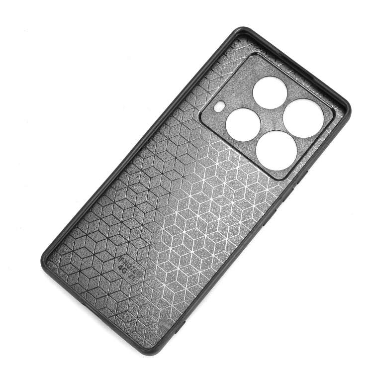 For Infinix Note 40 4G X6853 Wristband Leather Back Phone Case(Brown)