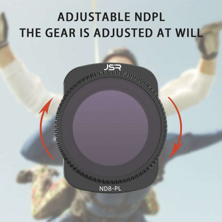For DJI OSMO Pocket 3 JSR ZB Series Camera Lens Filter, Filter:Streak Drawing Gold